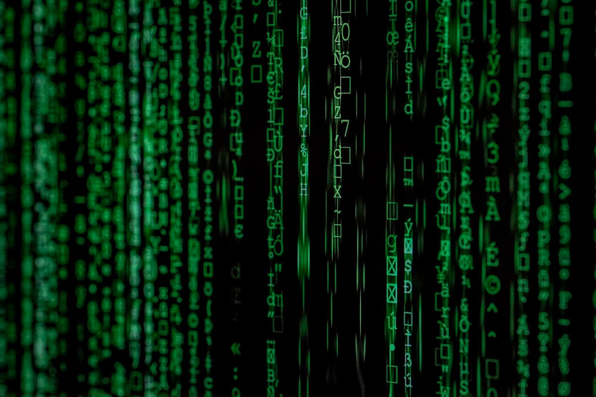Futuristic tech visual